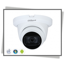 5Megapixel Ultra HD Starlight HDCVI Quick-to-install IR Eyeball Camera | Focal Length 2.8mm | IR 60m | Built-In Microphone | CVI-CVBS-AHD-TVI Switchable | IP67